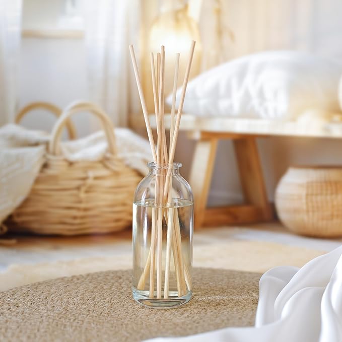 Urban Naturals Reed Diffuser Oil Refill Flower Shop with Violets, Daisies, Green Stems, Hyacinth, Rose 8 oz + Free Reed Sticks, Made in the USA