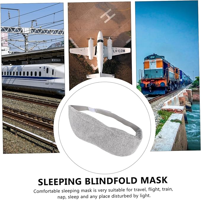 FOMIYES Blackout Eye Mask for Sleeping Comfortable Light Blocking Blindfold for Travel Home Use Flexible Strap for Men Women