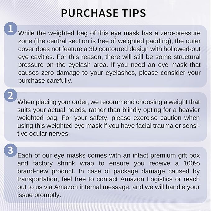 Lyocell Weighted Sleep Eye Mask for Women Men, 7oz or 5.3oz, Removable Washable Weighted Bag, Light Blocking Eye Cover,Soft Eye Shade for Travel Essentials, Office Naps, Gift,Dark Blue