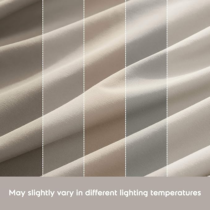 Nestl Extra Deep Full Sheet Set - 6 Piece Breathable & Cooling Sheets - Hotel Luxury Bedding Set w/18-24 Inch Deep Pockets - Easy & Secure Fit - Super Soft, Wrinkle Free & Comfy - Linen