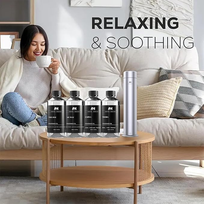 Day Dream Diffuser Oil 120ml – White Tea Essential Oil for Diffusers – Aloe Vera, Ginger, Amber & Cedarwood – Fall Home Luxury Scent – Hotel Collection Inspired Diffuser Oil Refill
