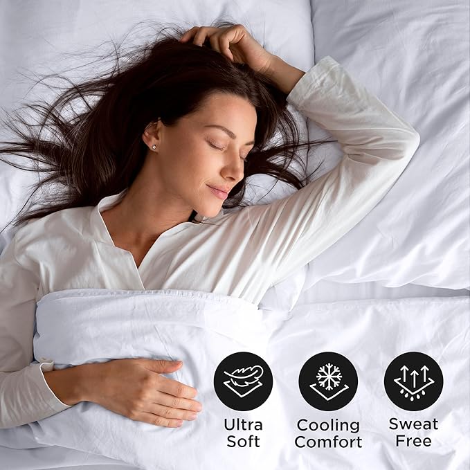 ROYALE LINENS 4 Piece King Sheets Set - Soft Brushed 1800 Microfiber Bedding - 1 Fitted and 1 Flat Sheet, 2 Pillow Cases - Wrinkle Free & Fade Resistant - Hotel Luxury Bed Sheets Set (White, King)