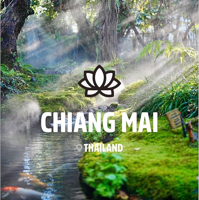 Essential Oils Set Chiang Mai Series Set of 6-100% Pure Oils kit Cinnamon, Sandalwood, Frankincense, Peppermint, Lemongrass, Bergamot 10ML Suitable for Candle Making, Fresh fragrances Diffuser