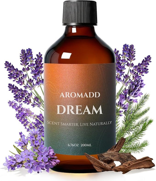 AROMADD Dream Diffuser Oil Inspired by Luxury Hotel Scent 6.76 Fl Oz (200ml), Aroma Diffuser & Hotel Fragrance Diffuser Oil, Essential Oil Diffuser for Aromatherapy, Long-Lasting