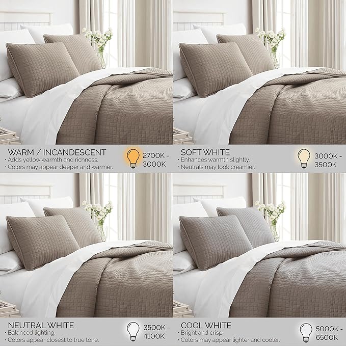 Southshore Fine Living, Inc. Quilts Full Size, Queen Size Quilt Bedding Set, Pet Hair Resistant Bedding Coverlet Queen Size, Full Size Bedspread w/ 2 Pillow Shams, Quilted Bedspread, Dark Taupe Quilts