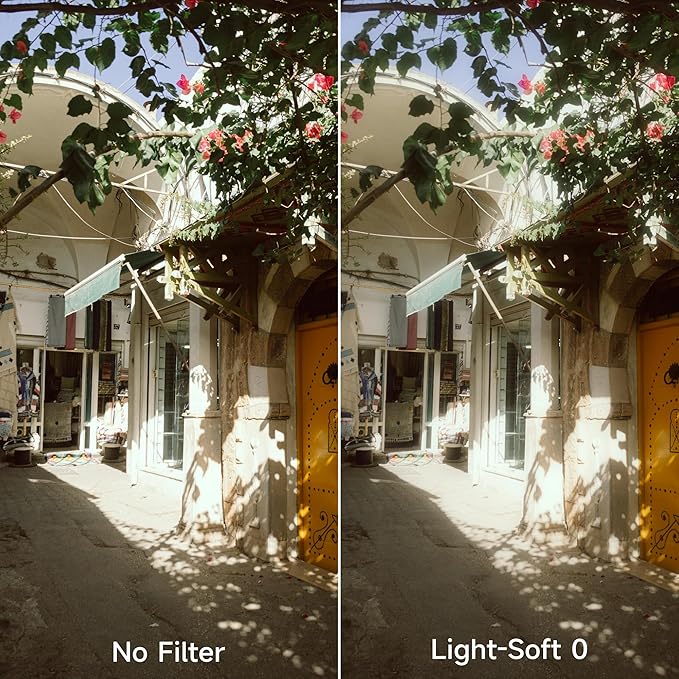 Walking Way 82MM Soft Focus Filter White Pro Mist Diffusion Filter Ultra Light Dreamy Fog Effect Circular Lens Filter Softening Diffuser for Video/Vlog/Portrait Photography