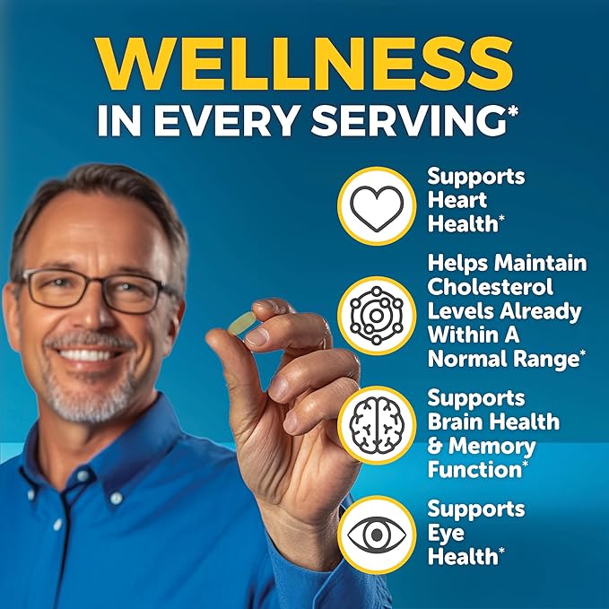 Viva Naturals Omega 3 Fish Oil Supplement for Women and Men - 2500 mg Triple Strength Fish Oil per Serving with Omega 3 Fatty Acids Including EPA, DHA DPA - 120 Pescatarian-Friendly Softgels