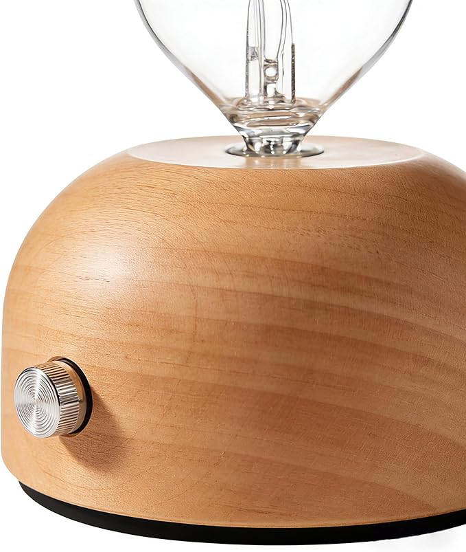 Waterless Essential Oil Diffuser - Electric Wood Glass Ultrasonic Fragrance Aromatherapy Scent Aroma Diffuser for Home Bedroom, Cold Air Smart Therapy Nebulizing Aromas Difusor para Casa