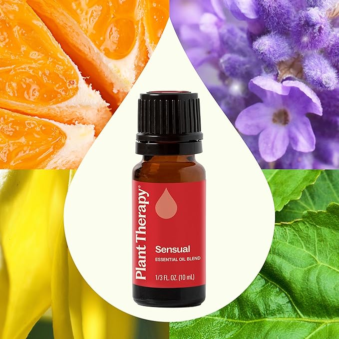 Plant Theapy Sensual Essential Oil Blend 10 mL (1/3 oz) 100% Pure, Undiluted, Natural Aromatherapy, for Couples, Romantic, Massage, Desire