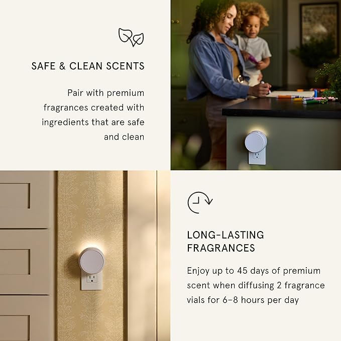 Pura 5 Smart Fragrance Diffuser - Adjustable Home Diffuser with LED Light & Automatic Vial Detection - Wi-Fi Device for Personalized Home Scenting Experience