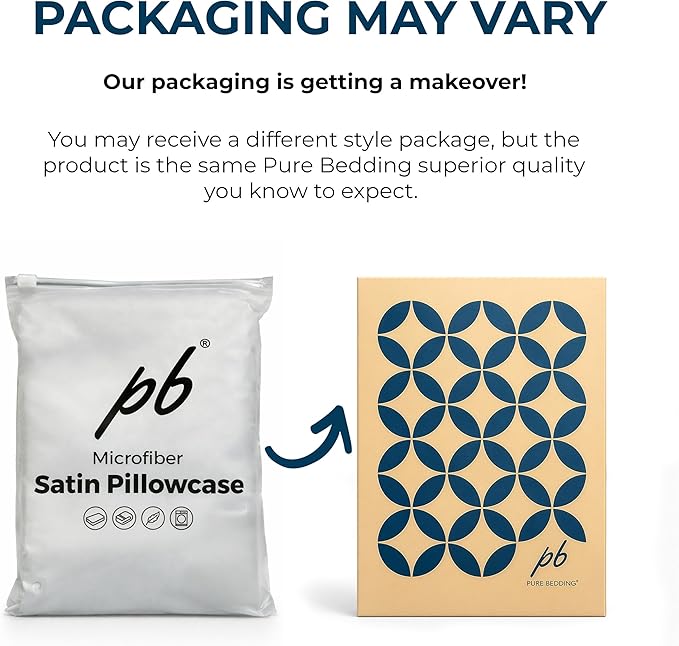 Satin Pillowcase 2 Pack - Queen Size (20"x30", Burgundy) - Silky Pillow Cases for Hair and Skin - Satin Pillow Covers with Envelope Closure - Extra Soft Premium Microfiber