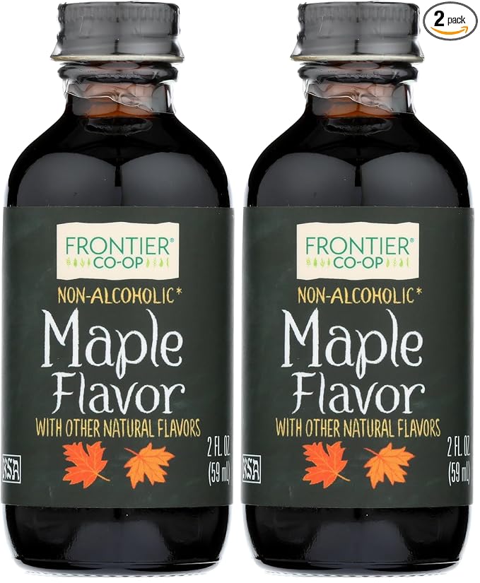 Frontier Co-op Maple Flavor, Non-Alcoholic, 2 ounce bottle (Pack of 2)