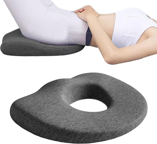 Bed Sore Cushions For Butt, Bedsore Pressure Relief Pillow for Sleeping and Sitting, Donut Pillow Cushion for Bed Sores on Buttocks, O Shaped Opening Tailbone Pillow, Butt Pillows For Sitting Tailbone