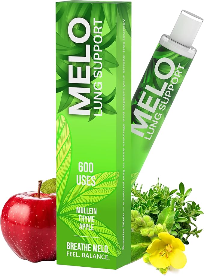 Quit Smoking Inhaler Stick with Mullein, Thyme & Refreshing Apple Flavor - Plant-Based, Nicotine Free Vapors Pens for Relaxation & Respiratory Wellness - Upto 600 Puffs