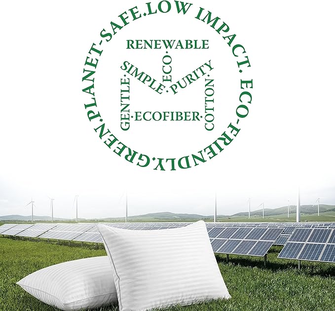 Threadmill Bed Pillows Queen Size Set of 2 | Soft Down Alternative Cooling Bed Pillow for Sleeping | Soft Pillows for Bed | 20x30 Hotel Pillow, Queen Pillows 2 Pack for Back, Stomach or Side Sleepers