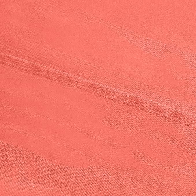 Utopia Bedding Queen Pillow Cases - 4 Pack - Envelope Closure - Soft Brushed Microfiber Fabric - Shrinkage and Fade Resistant Pillow Covers Queen Size 20 X 30 Inches (Queen, Coral)