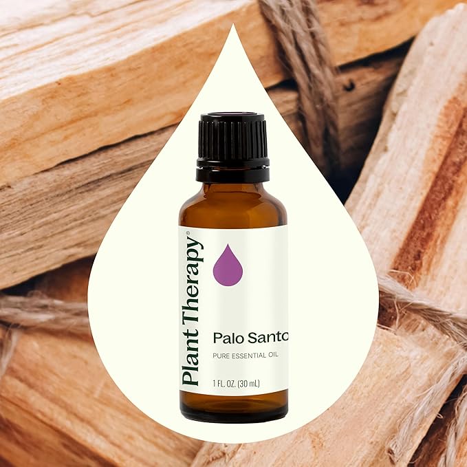 Plant Therapy Palo Santo Essential Oil 100% Pure, Undiluted, Natural Aromatherapy, Therapeutic Grade 30 mL (1 oz)