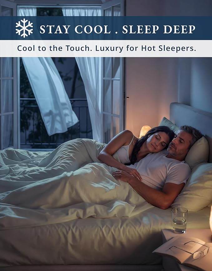 LANE LINEN 100% Egyptian Cotton Bed Sheets Full Size - 1000 Thread Count, 15 inch Deep Pocket Full Bedding Set, Naturally Temperature Regulating Cooling Fade Resistant Cotton Sheets Full - Linen