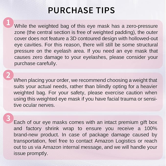 Lyocell Weighted Sleep Eye Mask for Women Men, 5.3oz & 7oz, Removable Washable Weighted Bag, Light Blocking Eye Cover, Soft Eye Shade for Travel Essentials, Office Naps, Gift,Pink