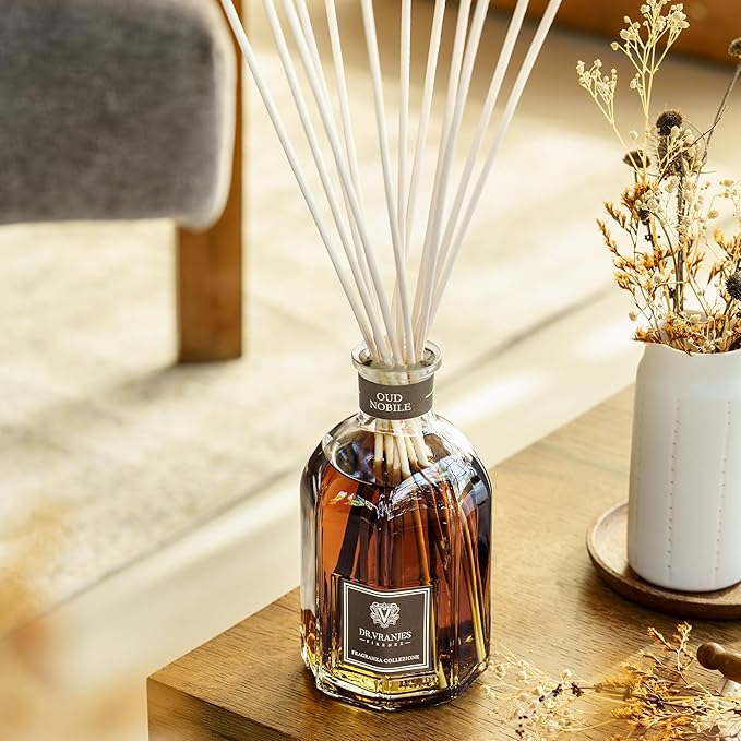 Dr. Vranjes - Oud Nobile 2500 ml Diffuser + Double Pack of White Sticks (3 Pieces Bundle)- Luxury Home Fragrance, Made in Italy, Main Scent: Oriental, Olfactory Pyramid: Bergamot, Oud, Myrrh