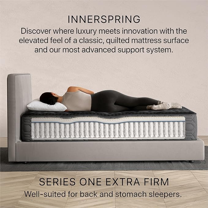 Beautyrest Black Series One 14" Plush Twin XL Mattress - Breathable, Cooling, and Supportive - CertiPUR-US Certified, 100-Night Sleep Trial, and 10-Year Limited Warranty