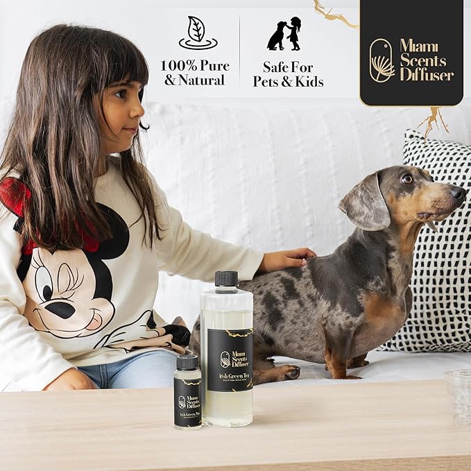 Irish Horizon Essential Oil Refill Luxury Hotel Inspired, Long Lasting Aroma for Home & Office Diffuser, 120 ml Fresh Blend of Bergamot, Pepper, Musk and Jasmine - Scent for Spa Wellness Aromatherapy.