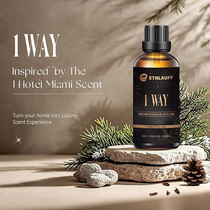 My Way Diffuser Oil, 100ML Hotel Diffuser Oil, Hotel Essential Oil，Aromatherapy Fragrance, Inspired by The 1 Miami Beach Scent | 3.38 fl oz