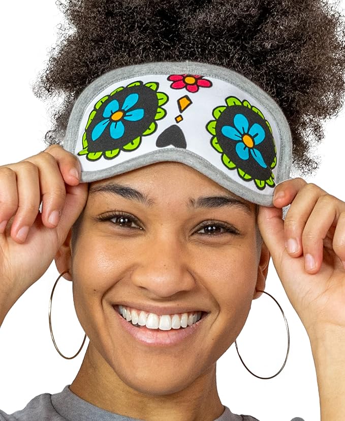 Lazy One Women's Cotton Face Mask for Sleep, Washable Sleeping Mask for Adults