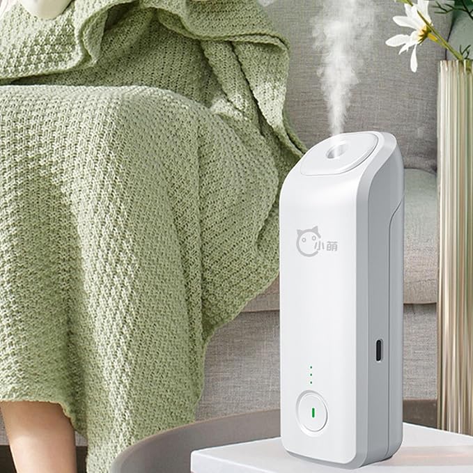 Zunate Automatic Essential Oil Diffuser, Air Freshener with Odor Sensor & Timer, Quiet Portable Machine for Home Office Hotel Bathroom