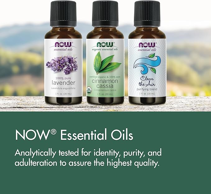 NOW Essential Oils, Geranium Oil, Certified Organic, Soothing Aromatherapy Scent, Steam Distilled, 100% Pure, Child Resistant Cap, 1-Ounce