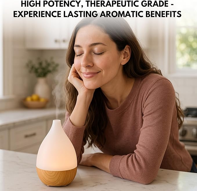 Best of Nature Essential Oil Blend Set – Calming, Clarity, Invigorating, Meditate & Sensuality – 100% Pure for Diffuser, Mood, Focus & Relaxation – Gift or Daily Use