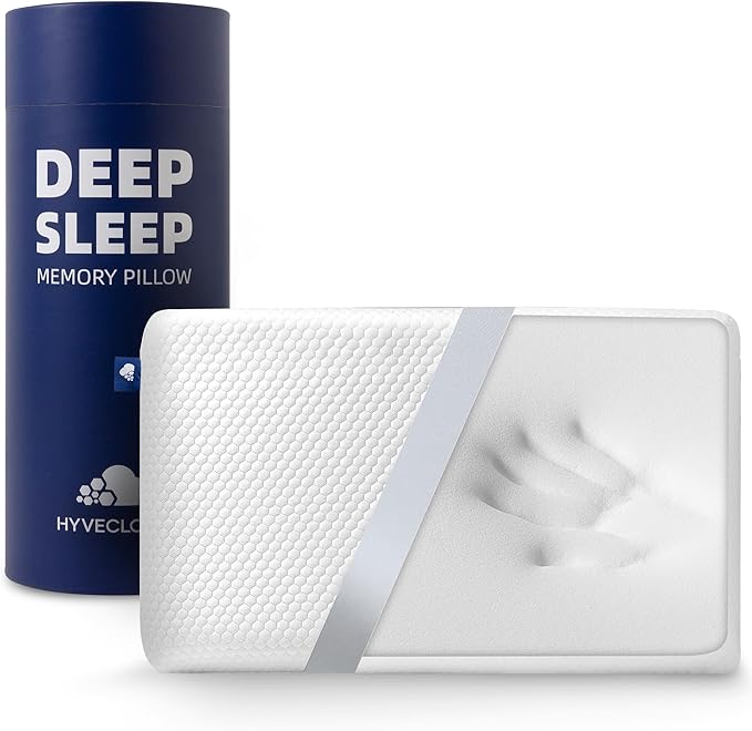 Cooling Memory Foam Bed Pillow Adaptive Pillows for Neck Pain Relief Medium Firm Pillow for Side Back and Stomach Sleepers Keep Pressure Relief to Deep Sleep