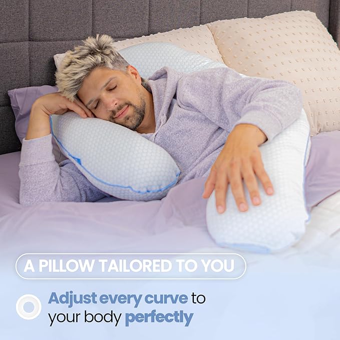Contour Swan Body Pillow w/Pillowcase Cool XL - As Seen on TV
