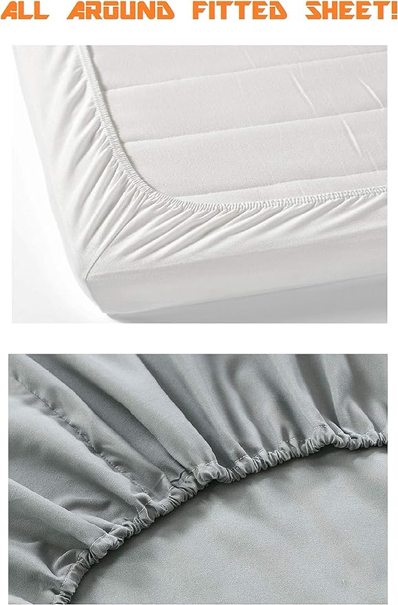 Elegant Comfort Luxurious Soft 1500 Premier Hotel Quality 4-Piece Bed Sheet Set Wrinkle and Fade Resistant Bedding Set, Deep Pocket up to 16inch, California King, Chocolate Brown