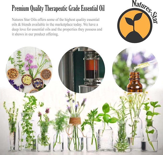 Natures-Star Tea Tree Essential Oil - Therapeutic Grade Essential Oil for Aromatherapy, Diffuser, Soap & Candle Making