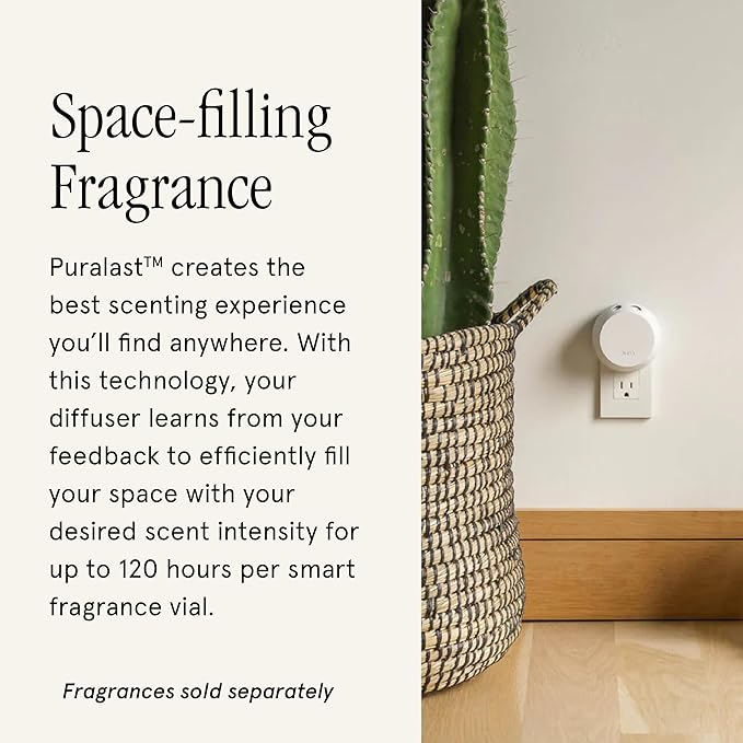 Pura 4 Smart Fragrance Bundle - Pura V4 Diffuser with Malodor Fragrances - Wi-Fi Smart Device for Personalized Home Scenting Experience - Dual Scent Capability - Includes Juicy Acai