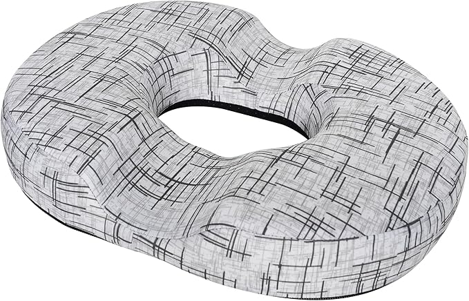 Donut Pillow Seat Cushion for Tailbone Pain Relief and Hemorrhoids, Home Office Chair Cushion for Long Sitting Work, Memory Foam Car Seat Cushions for Driving Butt Pain & Postpartum Pregnancy