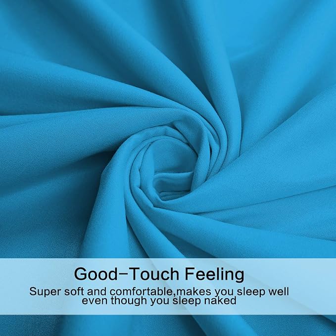 Best Season 4 Piece Bed Sheet Set (Full,Dark Teal 1 Flat Sheet,1 Fitted Sheet and 2 Pillow Cases,100% Brushed Microfiber 1800 Luxury Bedding,Deep Pockets,Extra Soft & Fade Resistant