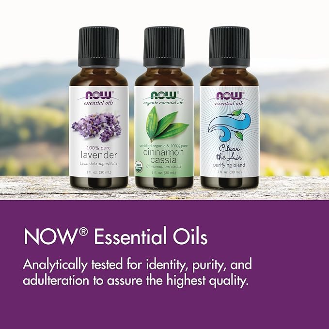 NOW Essential Oils, Cypress Oil, Balancing Aromatherapy Scent, Steam Distilled, 100% Pure, Vegan, Child Resistant Cap, 1-Ounce