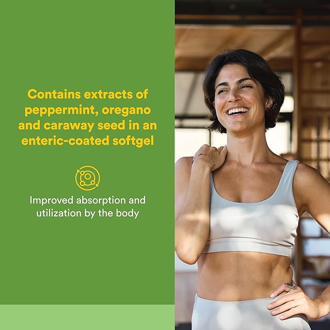 Natural Factors - Peppermint & Oregano Oil Complex, Support for Gastrointestinal Health, 60 Soft Gels