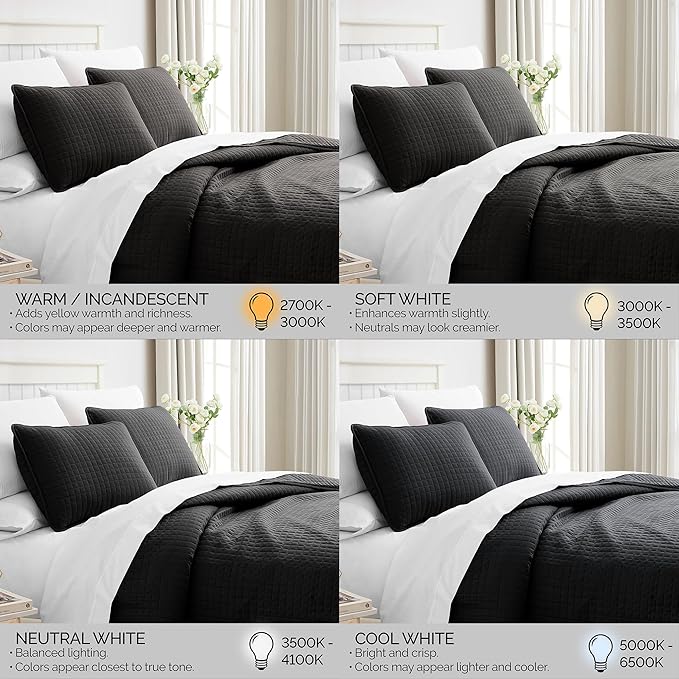 Southshore Fine Living, Inc. Oversized King Quilt Bedding Set, Microfiber Quilts, Pet Hair Resistant Bedding, Oversized King Size Quilt Set w/2 Pillow Shams, Black Bedspread & Coverlet Sets