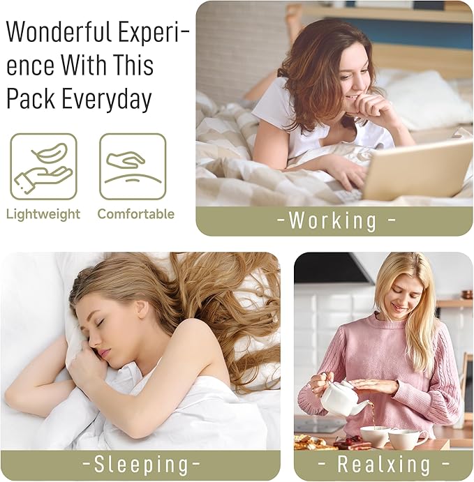 Langsprit Castor Oil Pack Castor Oil Pack Wrap, Castor Oil Packs for Liver Detox, Inflammation