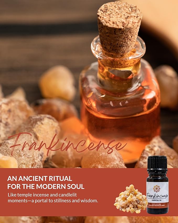 Essence Frankincense Essential Oil, 5 ml | Aromatherapy Oil for Diffusers & Personal Use | Natural Fragrance for Relaxation, Clarity & Wellness | Made in USA | Earthy & Calming Scent