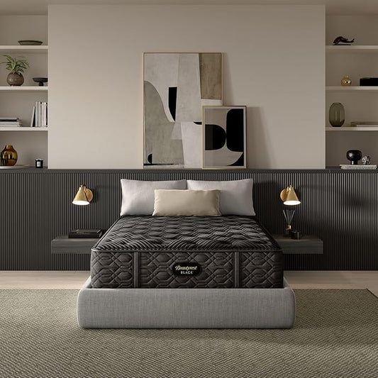 Beautyrest Black Series One 14" Plush Full Mattress - Breathable, Cooling, and Supportive - CertiPUR-US Certified, 100-Night Sleep Trial, and 10-Year Limited Warranty