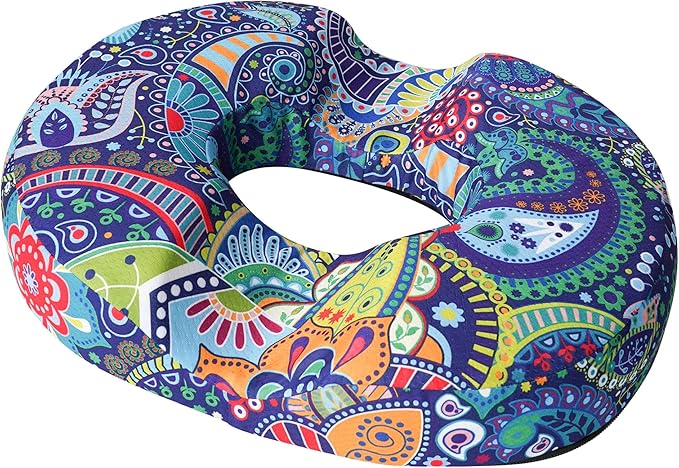 Donut Pillow Seat Cushion for Tailbone Pain Relief and Hemorrhoids, Home Office Chair Cushion for Long Sitting Work, Memory Foam Car Seat Cushions for Driving Butt Pain & Postpartum Pregnancy