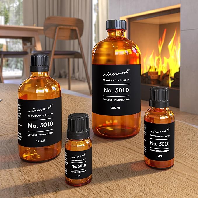 AirScent No. 5010 Perfume Dupe Diffuser Oil Inspired by T. Ford's Cherry Perfume - Black Cherry Vanilla & Cherry Liqueur - 30 mL Fragrance Oil for Ultrasonic and Waterless Diffusers and Crafting