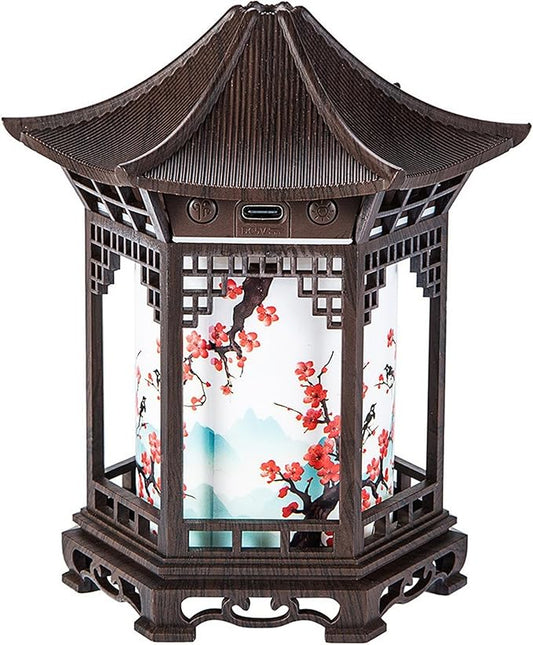 Aroma Diffuser, Lantern Diffuser Aroma & Night Light - 160ml 2-in-1 Humidifier with Dual Color Lights & 2 Mist Modes, Brown