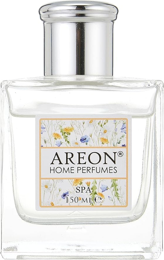 Areon Home Luxury Perfume Reed Diffuser + 10 Rattan Reeds, Spa 150 ml
