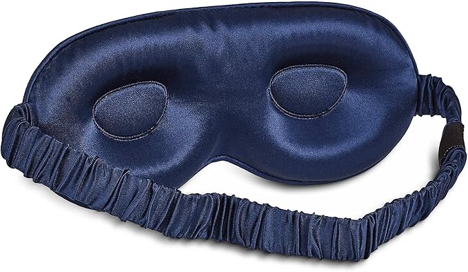 Earth Therapeutics Contoured Beauty Sleep Mask - 100% Mulberry Silk