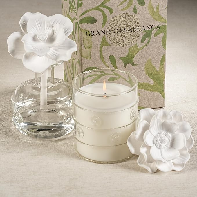 Mini Grand Casablanca Porcelain Lily of the Valley Diffuser by Zodax